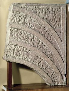 Architrave从一个门户，红砂岩，马图拉，UP，公元2世纪 作者 未知未知