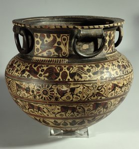 东希腊东方化恐龙，中野山羊风格，来自Cerveteri，公元前615年（陶器） 作者 未知未知