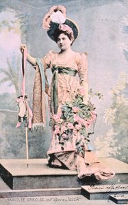 歌剧“托斯卡”中的Hariclea Darclee由Giacomo Puccini（1858-1924）1900（彩色照片） 作者 未知未知
