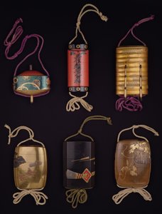 Inro案例（镀金和亮漆） 作者 未知未知