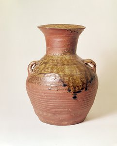 汉代的罐子（公元前206年 - 公元220年）。原始瓷器 作者 Unbekannt Unbekannt