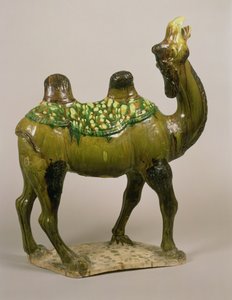 陶瓷中国嚎came，唐代，8世纪陶嚎骆驼，8世纪