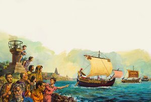 罗马士兵离开英国