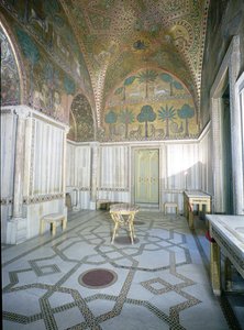 Sala di Ruggero由阿拉伯和拜占庭式的工匠，Palazzo dei Normanni，巴勒莫，意大利 作者 未知未知