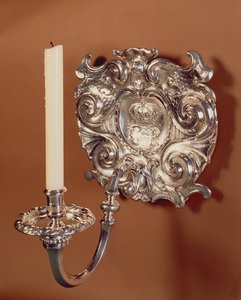 壁灯，单灯，英荷风格的恢复时期。 1668年至1690年 作者 未知未知