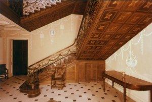 楼梯，Claydon House，白金汉郡，18世纪中叶