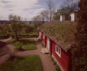 卡尔Linnaeus，Hammarby，乌普萨拉，瑞典照片房子和庭院的看法 作者 未知未知