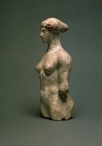 裸体娃娃，希腊，阁楼，公元前 5 世纪（赤陶） 作者 不明