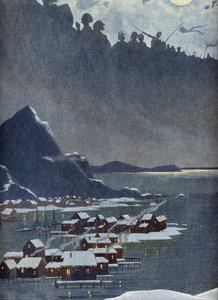 瑞典国歌的寓意，1900 年左右（插图） 作者 未知艺术家