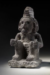 Macuilxochitl的阿兹台克石像，约1200-1521年 作者 不明