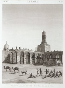 Bab el-Nasr 附近的一座古老清真寺，埃及开罗，约 1798 年 作者 不明