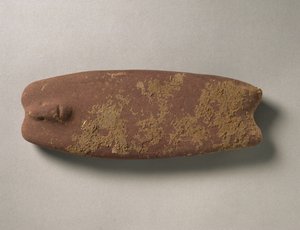拟人化的调色板，埃及王朝前，约公元前五千年（砂岩） 作者 不明