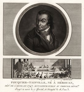 Antoine Quentin Fouquier-Tainville，革命法庭检察官，1795 年被送上断头台 作者 不明