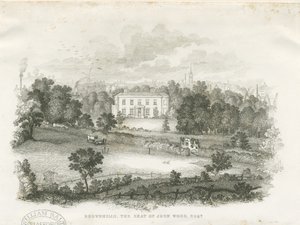 Burslem-“ Brownhills” House：雕刻，nd [？19th cent] 作者 不明