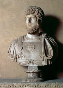 Lucius Aurelius Verus半身像，罗马，2世纪（大理石）。 作者 Unbekannt