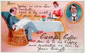 Camp Coffee - 广告，约 1920 年 作者 未知艺术家