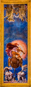 日月厅天顶画，弗朗切斯科-普里马蒂奇奥 作者 未知艺术家