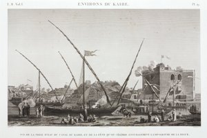 庆祝开罗运河堤坝的年度开放，埃及，c 1798 作者 不明