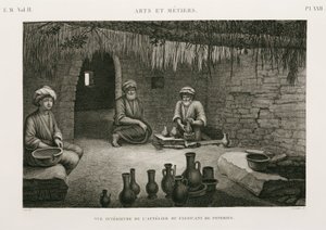 陶艺工坊，埃及，约 1798 年 作者 不明