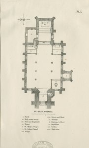 Cheadle-圣吉尔斯教堂：木版画，nd [19th cent] 作者 不明