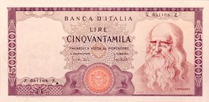 Cinquantamila Lire (b/w photo) 作者 不明