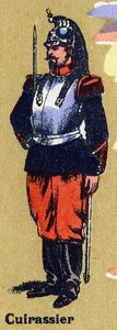 穿着士兵制服的魁北克人。插图的字母表。20世纪初，在贾维尔-南希重聚的图像资料。尺寸：40 x 29厘米。石版印刷，背景为双色玻璃 作者 不明