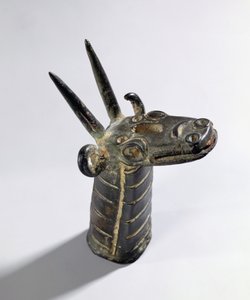 龙，马尔杜克神的象征，亚述晚期，约公元前800-600年（青铜）。 作者 不明