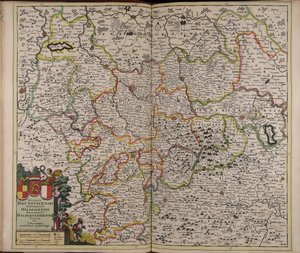 Ducatus Brunsuicensis episcopatus Hildesiensis principatus Halberstadiensis tabula 作者 未知艺术家