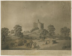 达德利城堡（Dudley Castle）：-城堡：刻有刻图的古铜色，nd [c 1793] 作者 不明