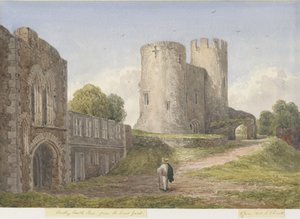达德利城堡-城堡：水彩画，1843年6月8日 作者 不明