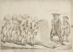 早期现代的《外科医生请愿书》或《理发师的胜利》，1797年8月7日 作者 不明