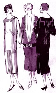 时尚：1925 年 5 月的礼服 作者 未知艺术家