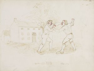 战斗，诺森伯兰，约1805-1820年 作者 不明
