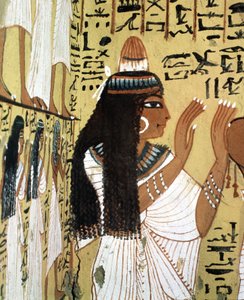 奥兰特雕像，工匠墓穴。埃及卢克索的 Deir El Medineh 遗址。
