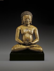 十一世纪至十二世纪坐着的瑜伽士的形象，可能是帕达帕·桑耶 作者 不明
