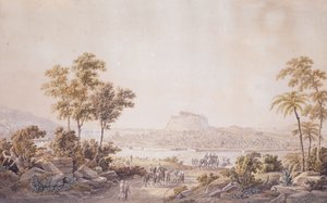 接近希腊雅典市的数字，约1800年 作者 不明