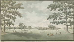 Fisherwick Hall：水彩画，1786年 作者 不明