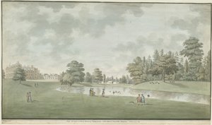 Fisherwick Hall：水彩画，1786年 作者 不明