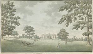Fisherwick Hall：水彩画，1786年 作者 不明