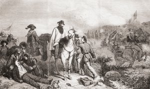 1849 年罗马围城期间加里波第在意大利 作者 未知艺术家