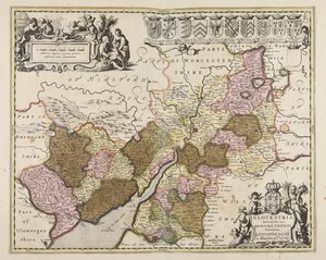 Glocestria ducatus cum Monumethensi comitatu  Glocester Shire amp; Monmouth Shire 作者 未知艺术家
