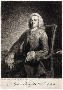 Gowin Knight, scientist, c 1751 作者 不明