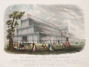 1851年大展，水晶宫，伦敦 作者 不明