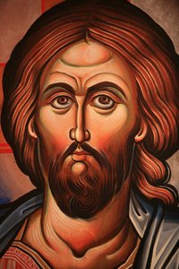 描绘基督的希腊东正教图标 Thessalonique Grece 作者 不明
