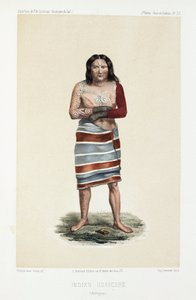 Guaycuru 印第安人，巴拉圭，c 1843-1847 作者 不明