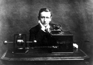 意大利无线电先驱Gugliemo Marconi，约1900年 作者 不明