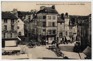 Ile de France, Seine et Marne (77), Ferte-sous-Jouarre (Ferte-sous-Jouarre): the crossroads of the Church - 明信片 19世纪末-20世纪初 作者 不明
