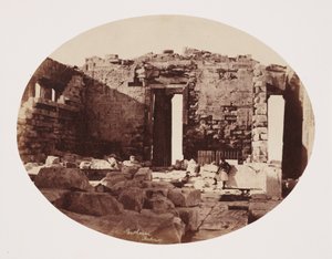 帕台农神庙内部，雅典，约1849年 作者 不明