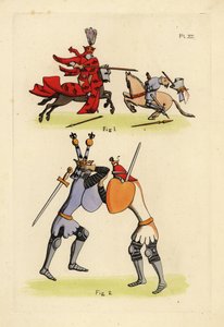 战斗中的骑士 作者 不明