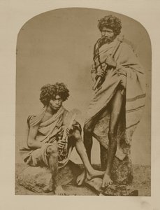 来自尼尔杰里的Kurumbars，第431号。431，来自《印度的面孔》，出版。1872年（棕褐色照片 作者 不明